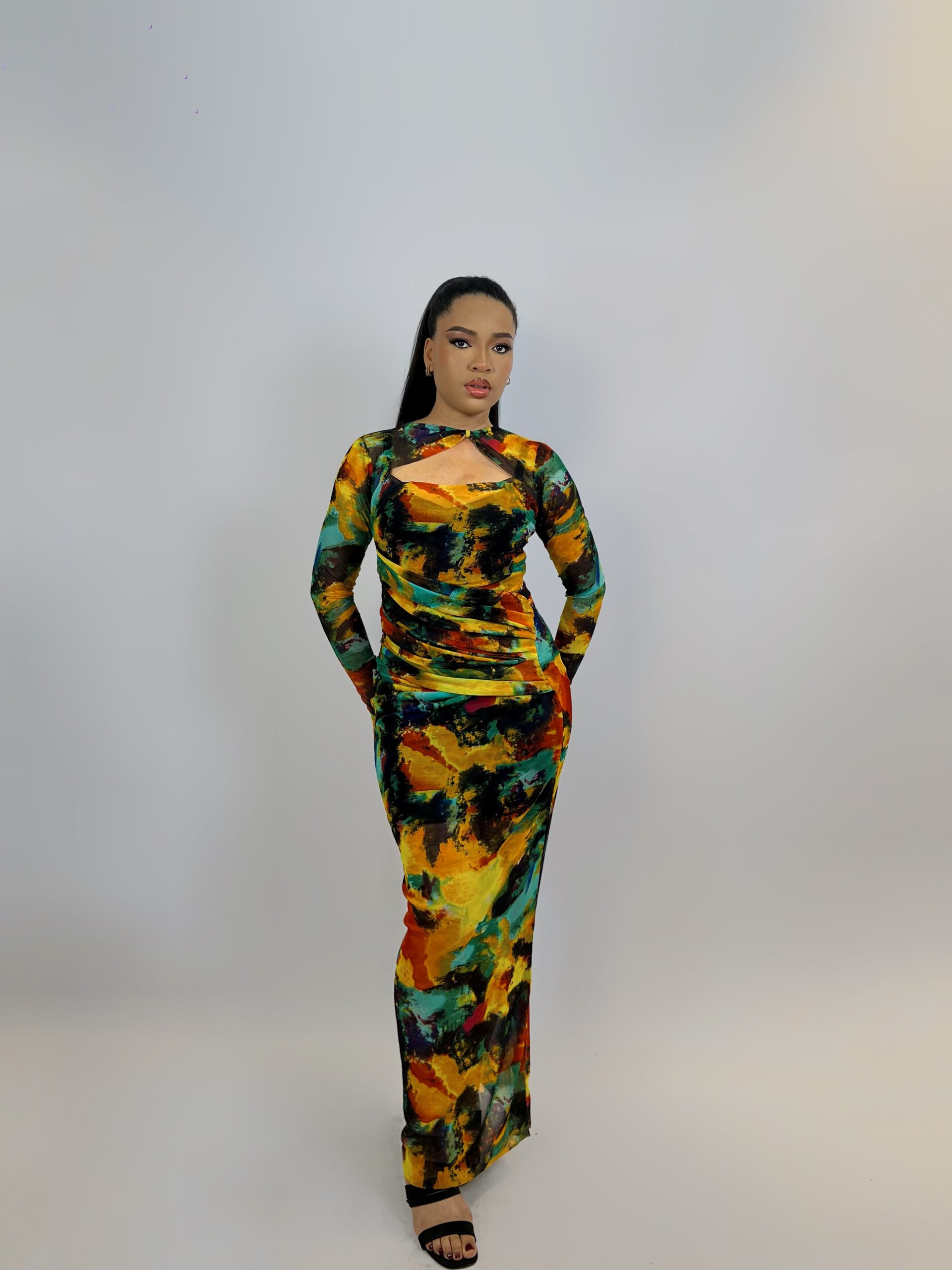 ADANNA MESH DRESS - Image 2