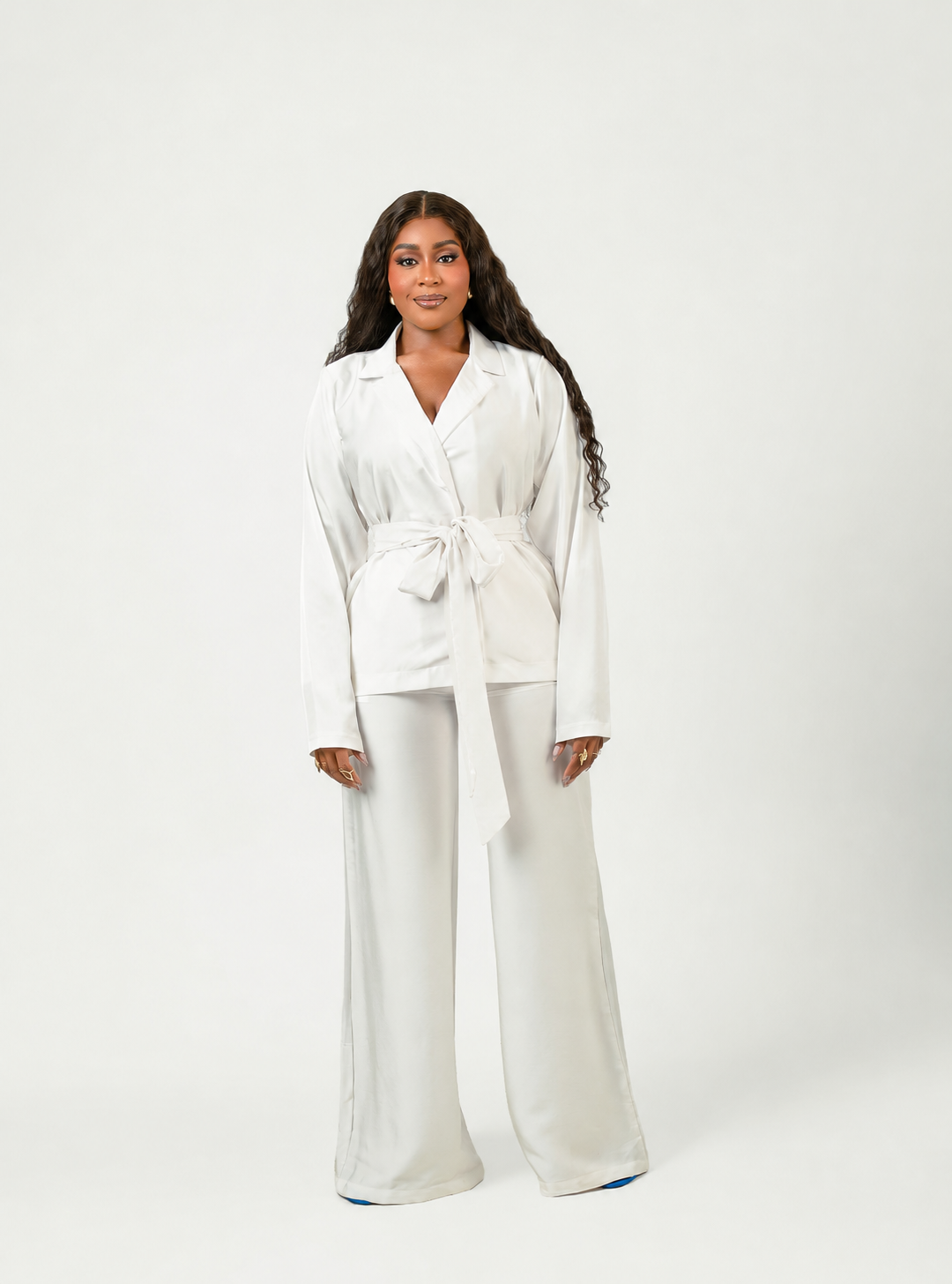 HALO PANT SET (PLAIN SET WITH PLAIN BELT) - Image 5