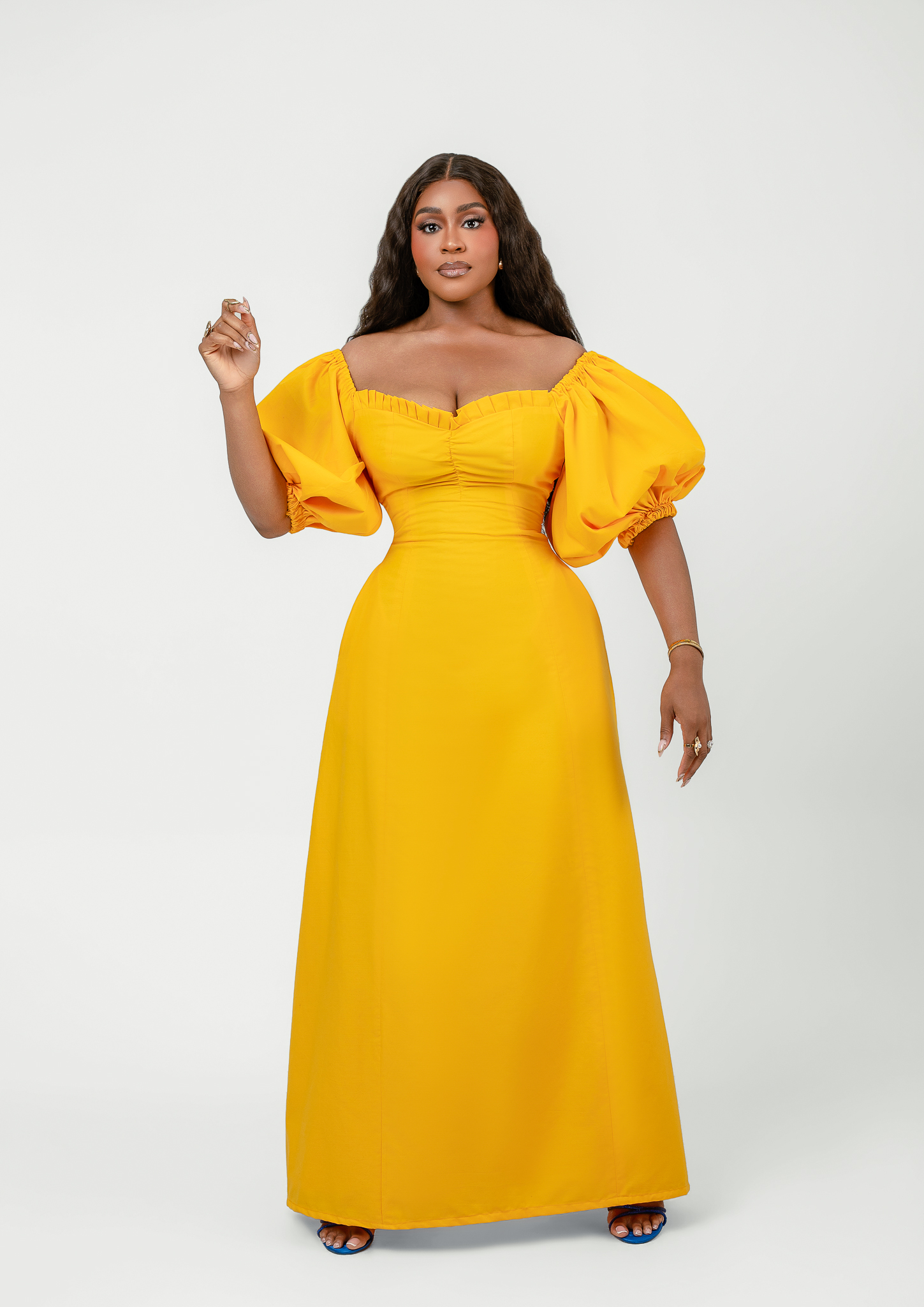 HONEY PUFF MAXI DRESS - Image 3