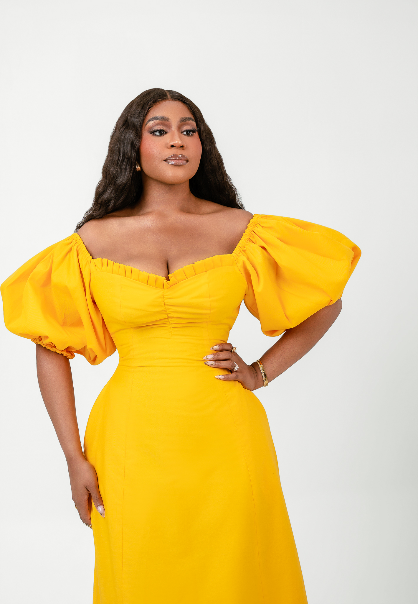HONEY PUFF MAXI DRESS - Image 2